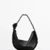 Nappaleder-Tasche mit Ösen Nappaleder-Tasche mit Ösen