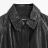 Nappalederjacke mit Gürtel Nappalederjacke mit Gürtel
