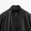 Nappalederjacke mit Taschendetails Nappalederjacke mit Taschendetails