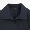 Overshirt aus Baumwollmischung mit Tasche