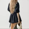 Overshirt aus Baumwollmischung mit Tasche