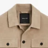 Overshirt aus Wildleder Overshirt aus Wildleder