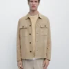 Overshirt aus Wildleder Overshirt aus Wildleder