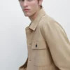 Overshirt aus Wildleder Overshirt aus Wildleder