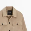 Overshirt aus Wildleder Overshirt aus Wildleder