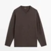 Oversize-Strickpullover mit V-Ausschnitt Oversize-Strickpullover mit V-Ausschnitt