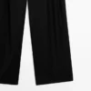 Plissierte Hose aus extrafeiner Wolle Plissierte Hose aus extrafeiner Wolle