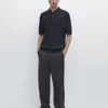 Poloshirt aus Merinowolle