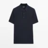 Poloshirt aus Merinowolle