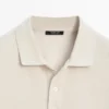 Poloshirt aus mikrostrukturierter Baumwollpiqué Poloshirt aus mikrostrukturierter Baumwollpiqué