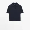 Poloshirt aus Wollmischgewebe Poloshirt aus Wollmischgewebe