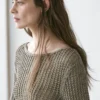 Pullover aus Baumwollmischung mit Cutwork-Muster Pullover aus Baumwollmischung mit Cutwork-Muster