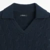 Pullover aus Baumwollmischung mit Poloshirt-Kragen Pullover aus Baumwollmischung mit Poloshirt-Kragen