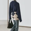 Pullover aus Baumwollmischung mit Poloshirt-Kragen Pullover aus Baumwollmischung mit Poloshirt-Kragen