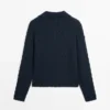 Pullover aus Baumwollmischung mit Poloshirt-Kragen Pullover aus Baumwollmischung mit Poloshirt-Kragen
