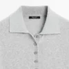 Pullover aus Baumwollstrick mit Poloshirt-Ausschnitt Pullover aus Baumwollstrick mit Poloshirt-Ausschnitt