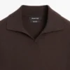 Pullover aus Baumwollstrick mit Poloshirt-Ausschnitt Pullover aus Baumwollstrick mit Poloshirt-Ausschnitt