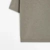 Pullover aus Baumwollstrick mit Poloshirt-Ausschnitt