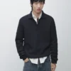 Pullover aus Baumwollstrick mit Poloshirt-Ausschnitt Pullover aus Baumwollstrick mit Poloshirt-Ausschnitt