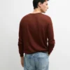 Pullover aus Leinen- und Kaschmir-Strick mit Rundhalsausschnitt Pullover aus Leinen- und Kaschmir-Strick mit Rundhalsausschnitt