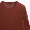 Pullover aus Leinen- und Kaschmir-Strick mit Rundhalsausschnitt Pullover aus Leinen- und Kaschmir-Strick mit Rundhalsausschnitt