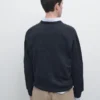 Pullover aus Merinowolle mit Rundhalsausschnitt Pullover aus Merinowolle mit Rundhalsausschnitt