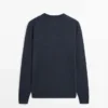 Pullover aus Merinowolle mit Rundhalsausschnitt Pullover aus Merinowolle mit Rundhalsausschnitt