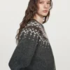 Pullover aus Wolljacquard-Strick Pullover aus Wolljacquard-Strick