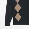 Pullover aus Wollmischung mit Argyle-Muster Pullover aus Wollmischung mit Argyle-Muster