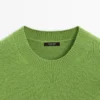 Pullover aus Wollmischung mit Rundhalsausschnitt Pullover aus Wollmischung mit Rundhalsausschnitt