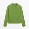 Pullover aus Wollmischung mit Rundhalsausschnitt Pullover aus Wollmischung mit Rundhalsausschnitt