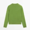 Pullover aus Wollmischung mit Rundhalsausschnitt Pullover aus Wollmischung mit Rundhalsausschnitt