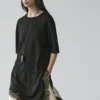 Pullover mit kontrastierenden Spitzendetails Pullover mit kontrastierenden Spitzendetails