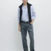 Regular Fit gestreiftes Leinenhemd Regular Fit gestreiftes Leinenhemd