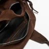Reisetasche aus Wildleder