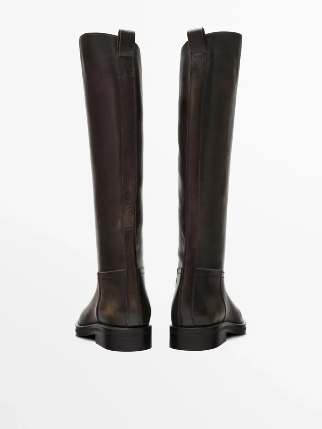 Reitstiefel aus Leder Reitstiefel aus Leder