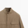 Safari-Jacke aus 100 % Leinen Safari-Jacke aus 100 % Leinen