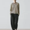 Sarouel-Hose aus fließendem Stoff Sarouel-Hose aus fließendem Stoff