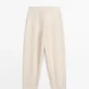 Sarouel-Hose aus Leinenmischung Sarouel-Hose aus Leinenmischung