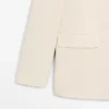 Satin-Blazer mit hohem Kragen Satin-Blazer mit hohem Kragen