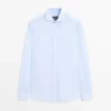 Slim-Fit-Hemd aus 100 % Baumwolle