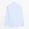 Slim-Fit-Hemd aus 100 % Baumwolle