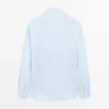 Slim-Fit-Hemd mit Streifen