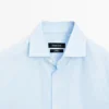 Slim-Fit-Hemd mit Streifen