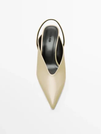 Slingback-Schuhe mit hohem Absatz