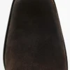 Stiefeletten aus gebürstetem Spaltleder Stiefeletten aus gebürstetem Spaltleder