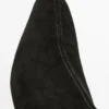 Stiefeletten mit Keilabsatz aus Spaltleder