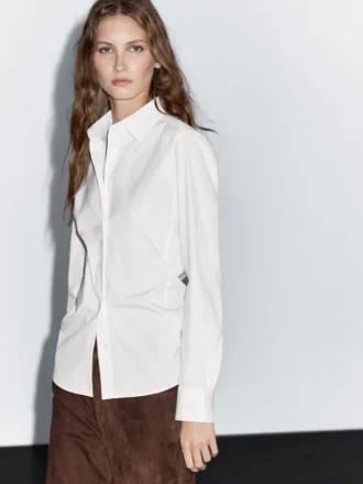 Stretch-Hemd aus Baumwollmischung Stretch-Hemd aus Baumwollmischung