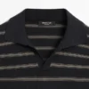 Strick-Poloshirt mit Kontraststreifen