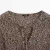 Strickcape aus Baumwollmischung